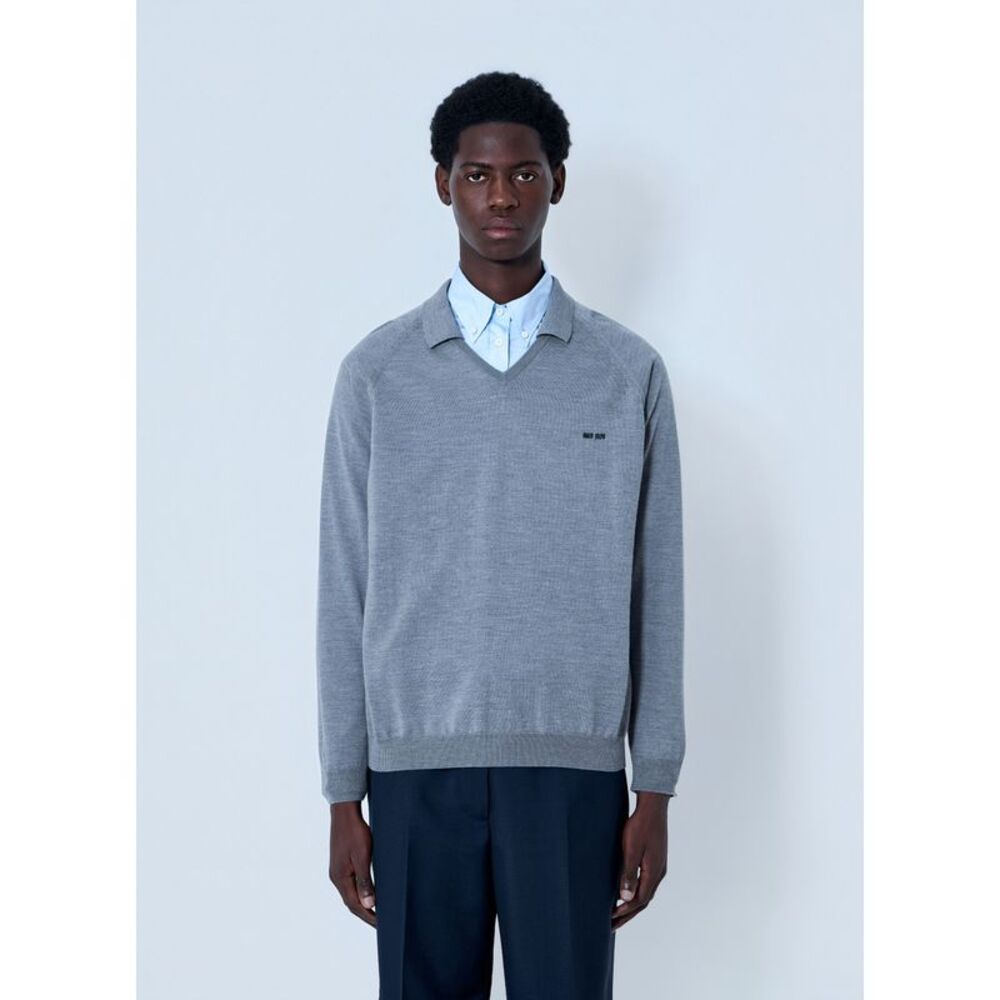 Miu Miu Men V-Neck Knit Sweater
